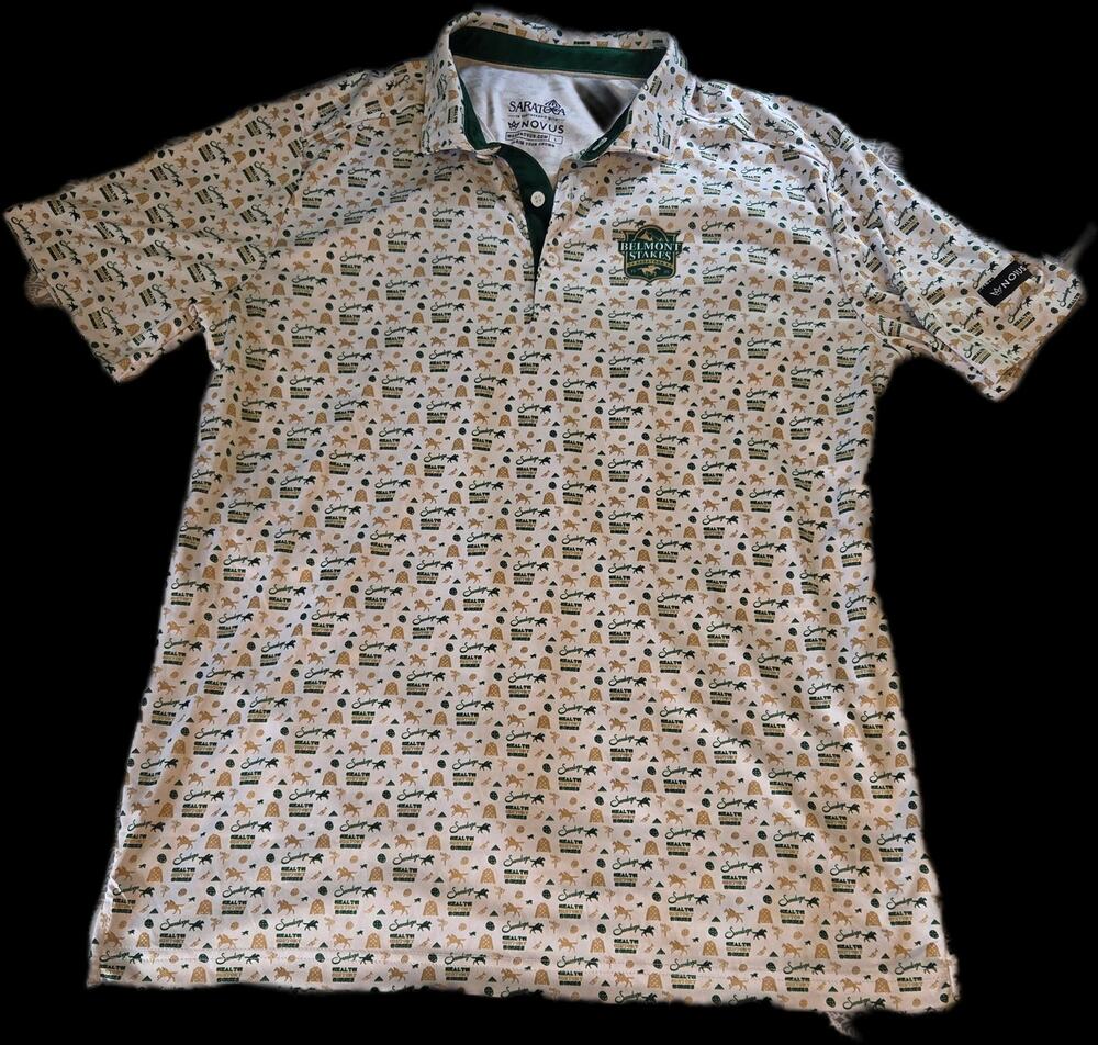 Belmont Stakes 2025 Saratoga NY Horse Race Track Event Staff Polo Unisex Medium